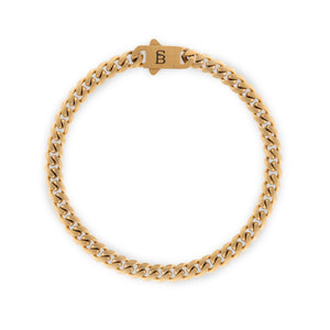 Svelte Stephen 5mm Chain Bracelet 18k Gold