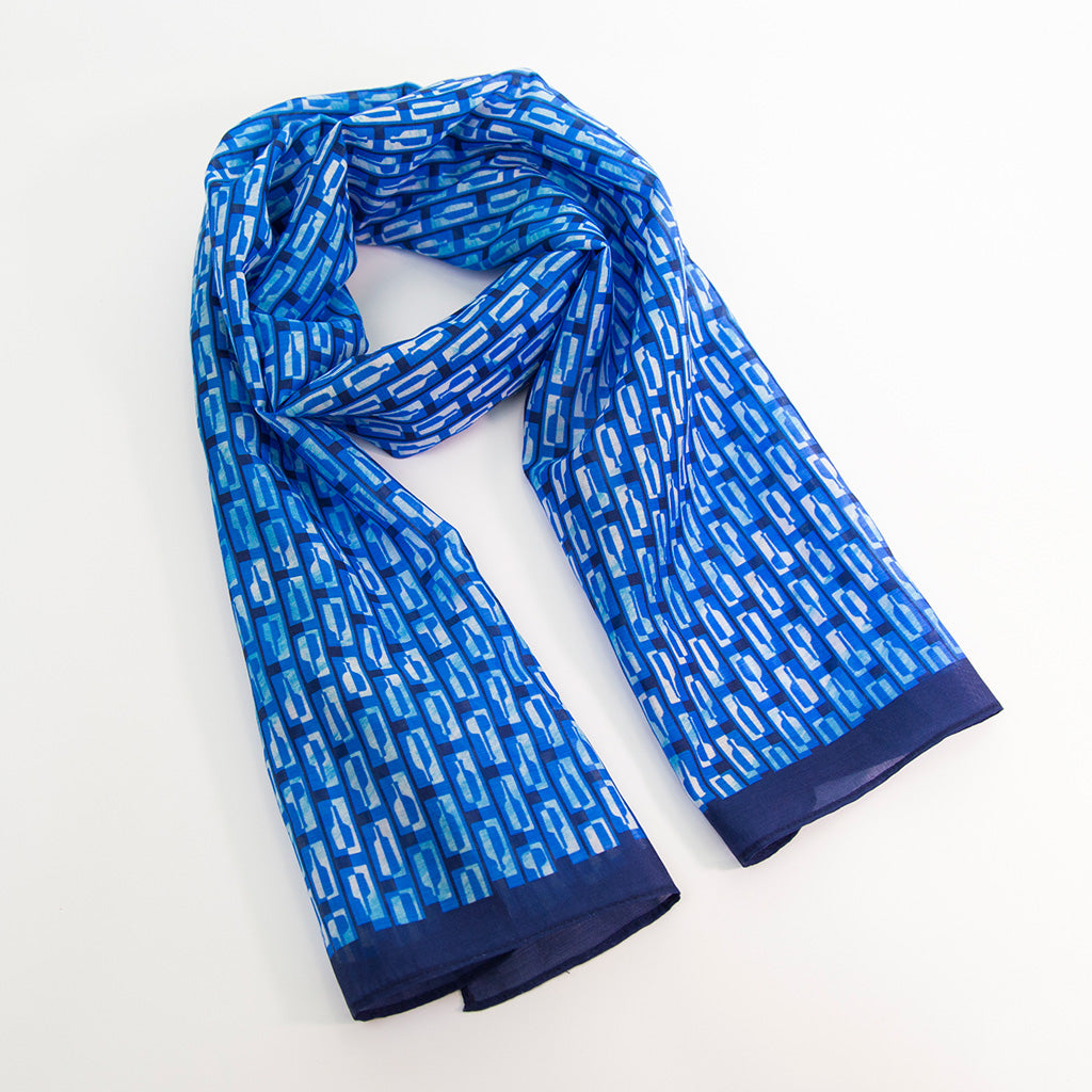 Double Scarf Azure / Royal Blue – staiy.